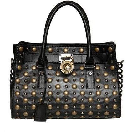 michael kors rote tasche mit nieten|Designer.